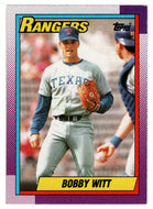 Bobby Witt - Texas Rangers (MLB Baseball Card) 1990 Topps # 166 Mint