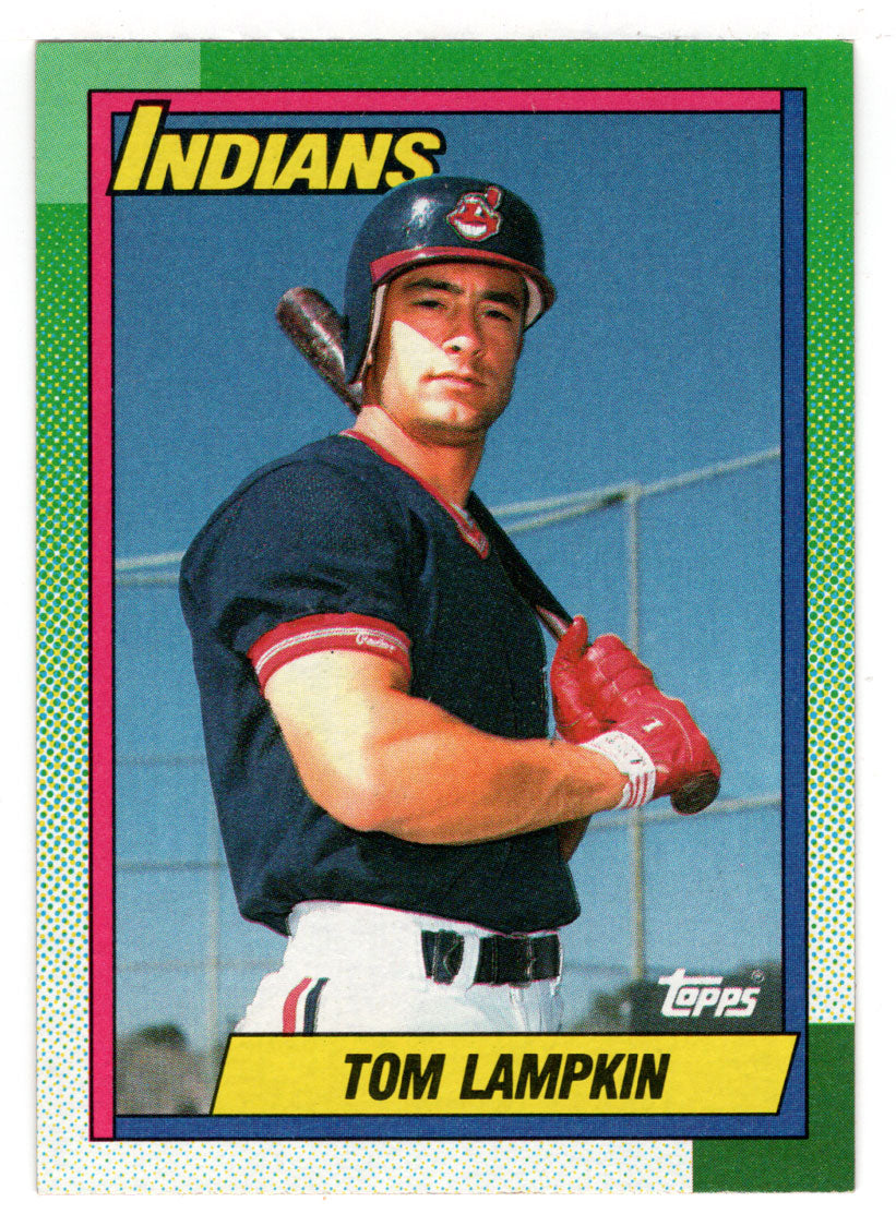 Tom Lampkin - Cleveland Indians (MLB Baseball Card) 1990 Topps # 172 Mint