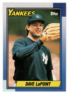Dave LaPoint - New York Yankees (MLB Baseball Card) 1990 Topps # 186 Mint