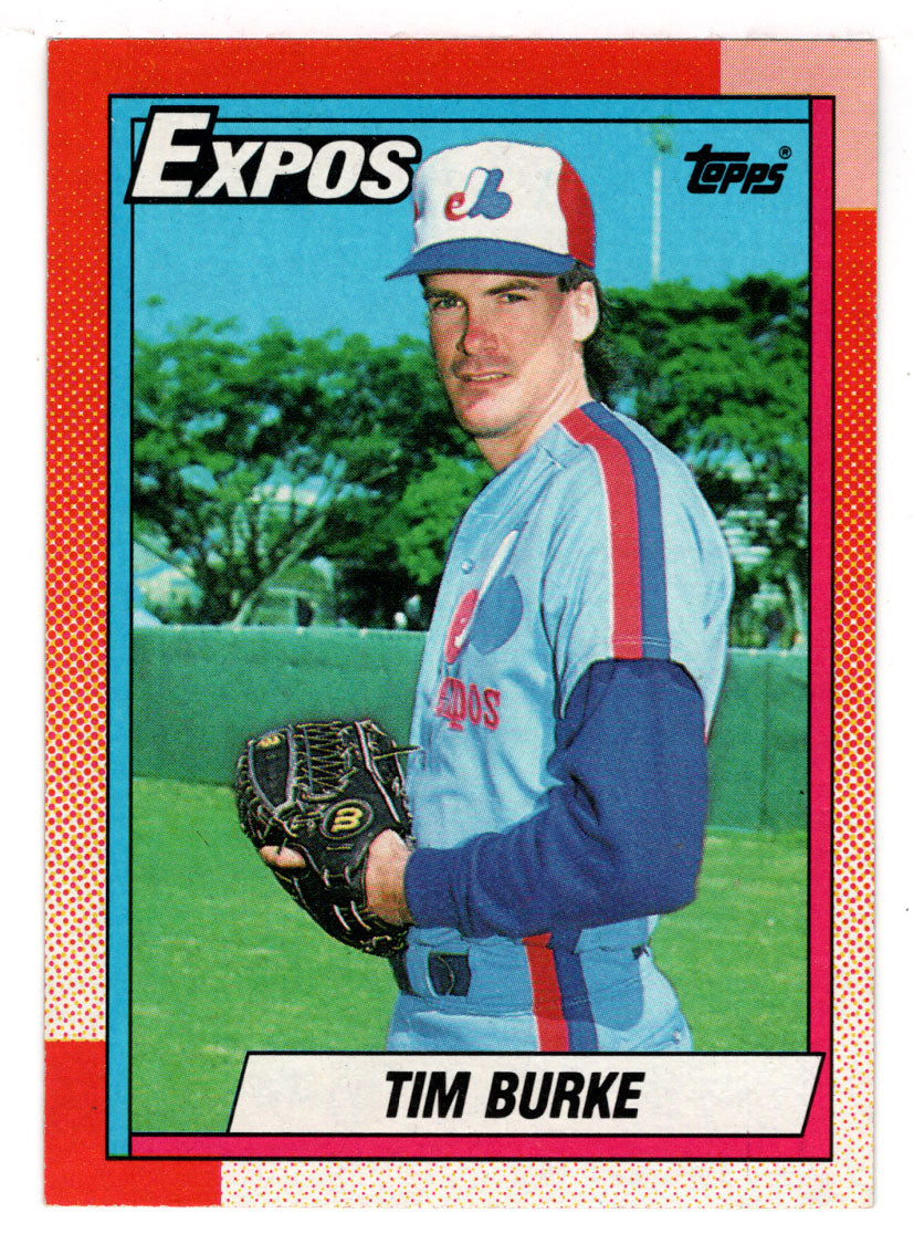 Tim Burke - Montreal Expos (MLB Baseball Card) 1990 Topps # 195 Mint