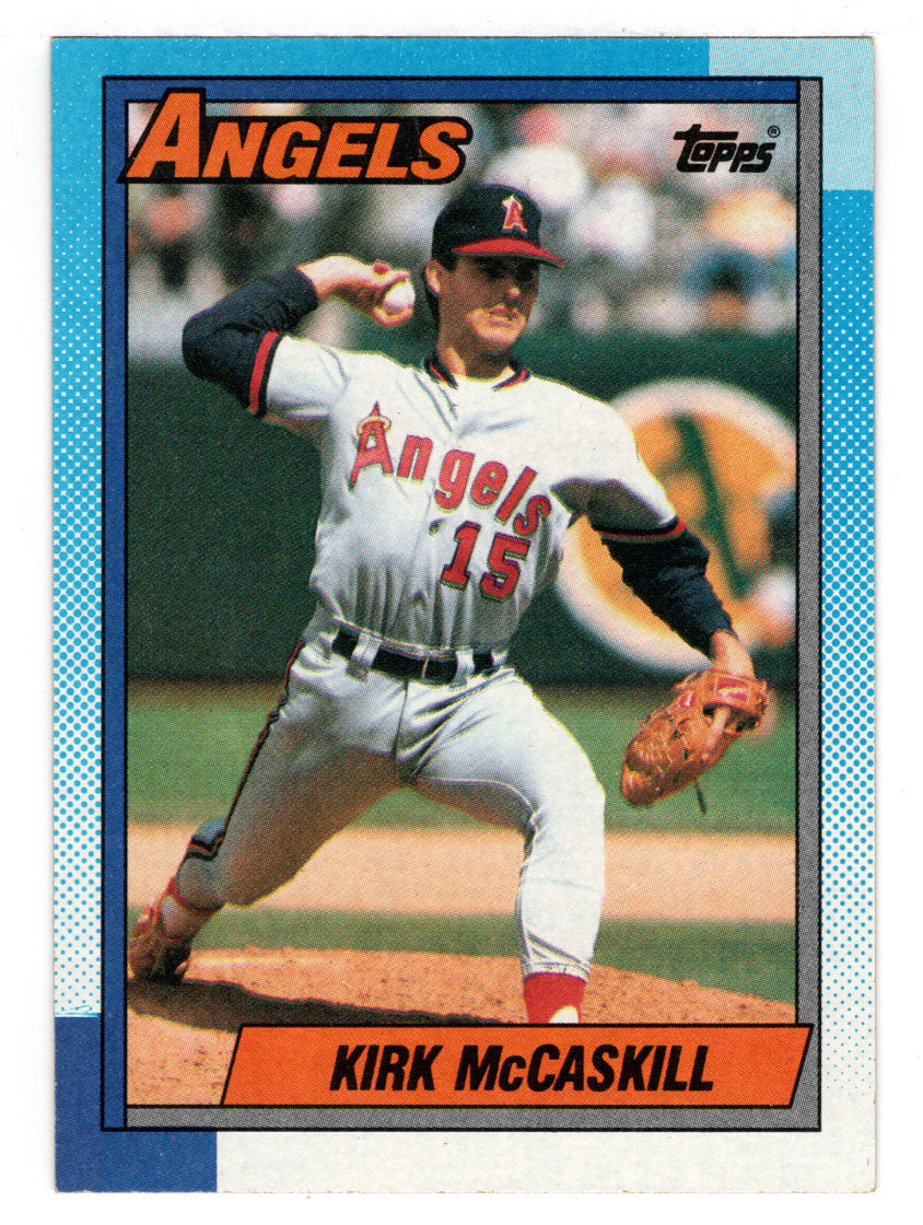 Kirk McCaskill - California Angels (MLB Baseball Card) 1990 Topps # 215 Mint