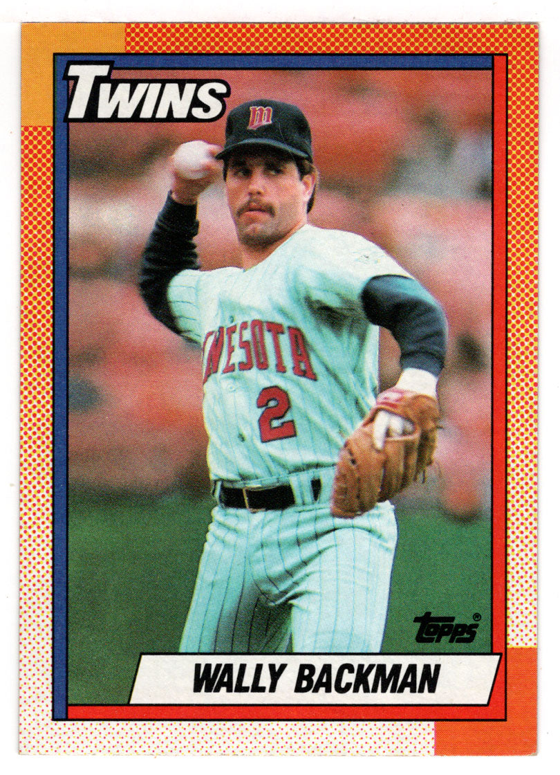 Wally Backman - Minnesota Twins (MLB Baseball Card) 1990 Topps # 218 Mint
