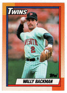 Wally Backman - Minnesota Twins (MLB Baseball Card) 1990 Topps # 218 Mint