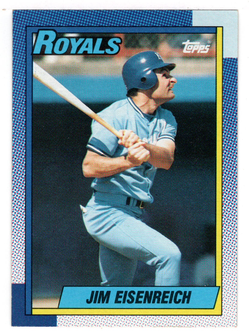 Jim Eisenreich - Kansas City Royals (MLB Baseball Card) 1990 Topps # 246 Mint