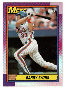 Barry Lyons - New York Mets (MLB Baseball Card) 1990 Topps # 258 Mint