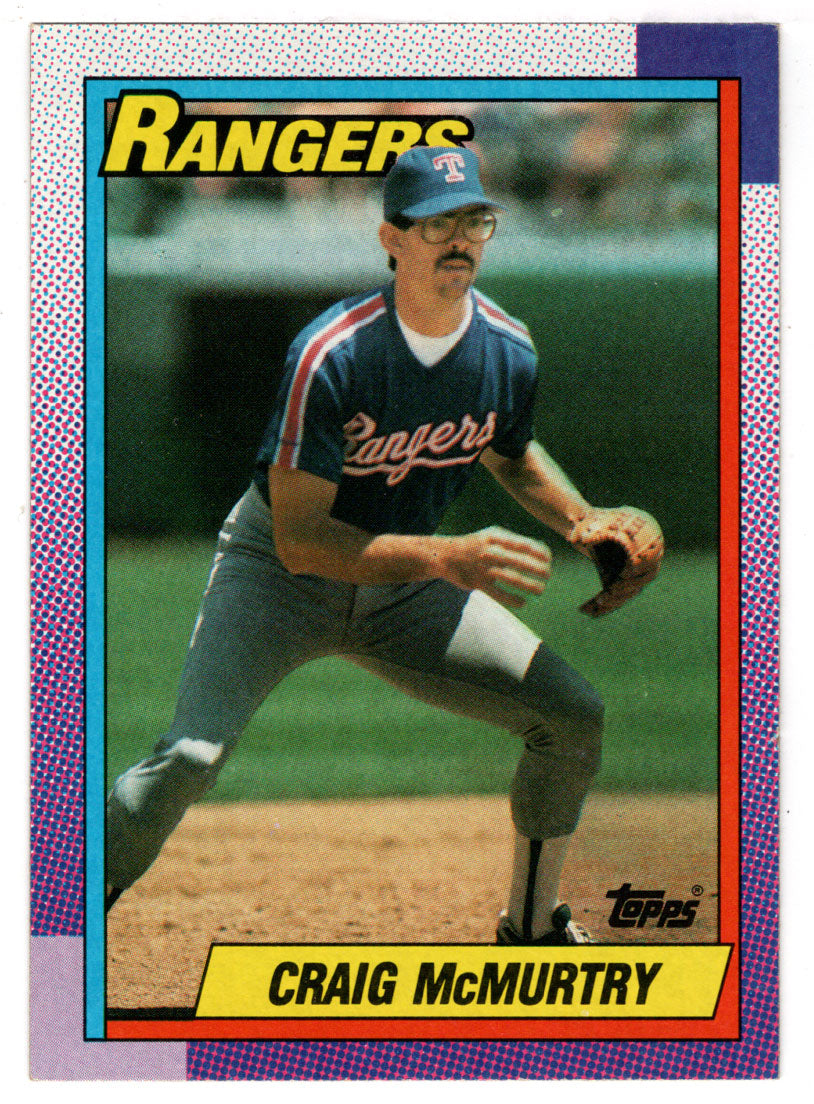 Craig McMurtry - Texas Rangers (MLB Baseball Card) 1990 Topps # 294 Mint