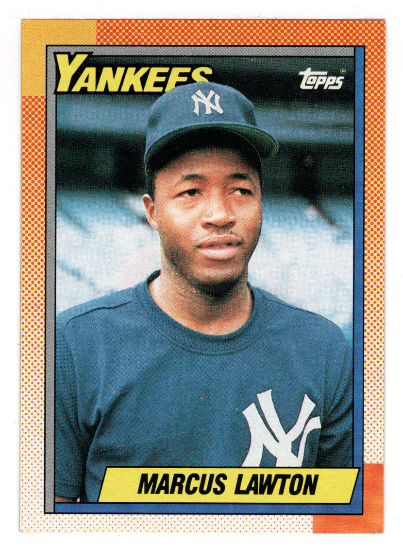 Marcus Lawton RC - New York Yankees (MLB Baseball Card) 1990 Topps # 302 Mint