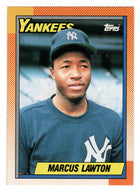Marcus Lawton RC - New York Yankees (MLB Baseball Card) 1990 Topps # 302 Mint