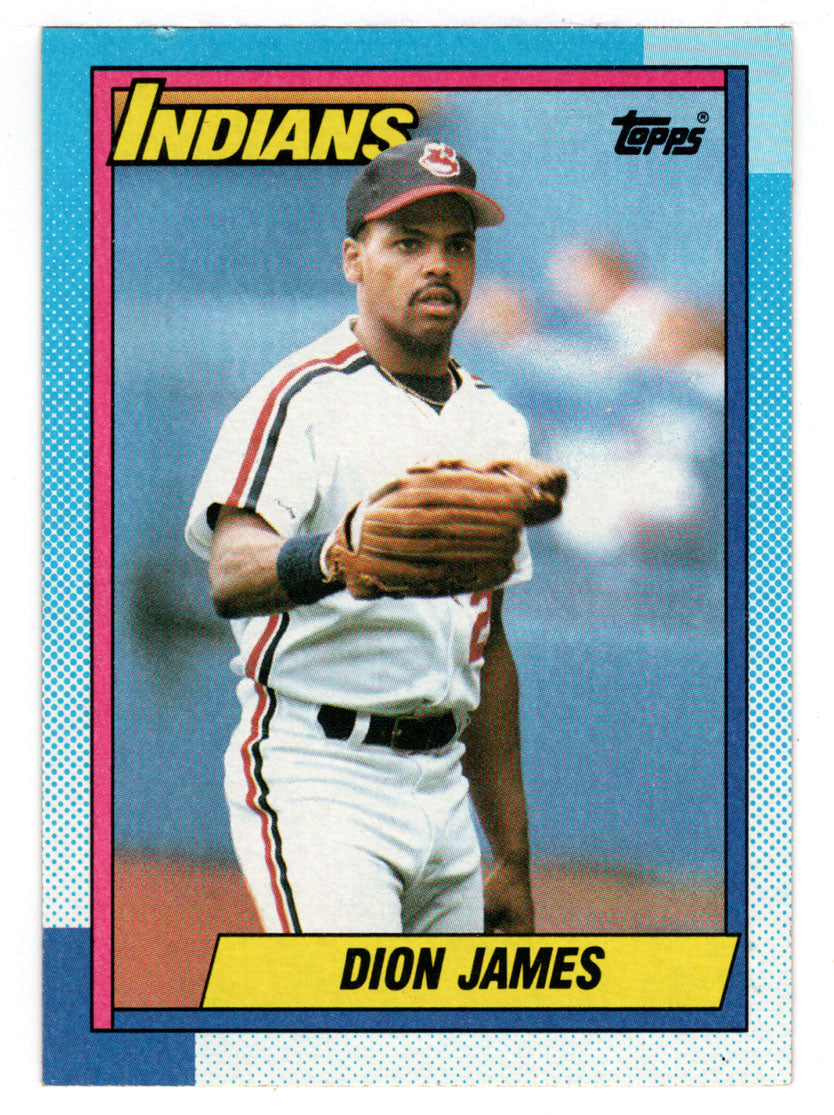 Dion James - Cleveland Indians (MLB Baseball Card) 1990 Topps # 319 Mint