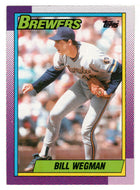 Bill Wegman - Milwaukee Brewers (MLB Baseball Card) 1990 Topps # 333 Mint