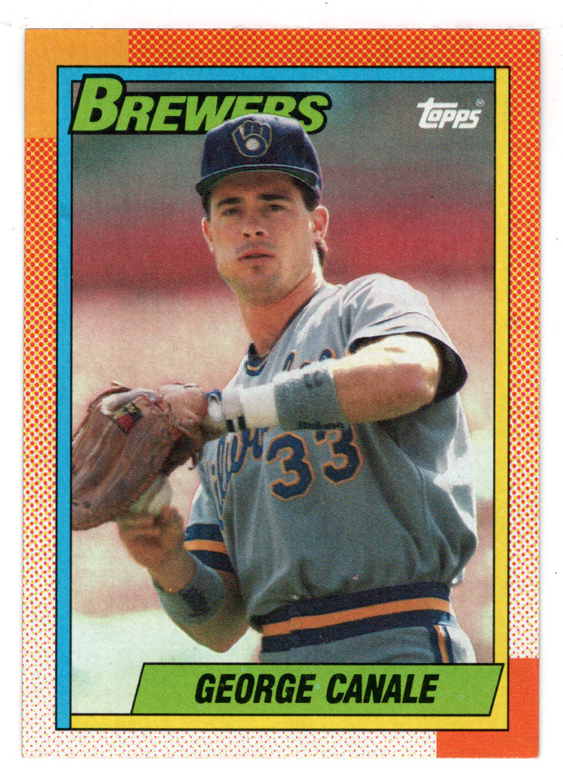 George Canale RC - Milwaukee Brewers (MLB Baseball Card) 1990 Topps # 344 Mint