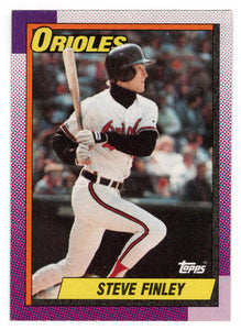 Steve Finley - Baltimore Orioles (MLB Baseball Card) 1990 Topps # 349 Mint