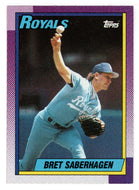 Bret Saberhagen - Kansas City Royals (MLB Baseball Card) 1990 Topps # 350 Mint