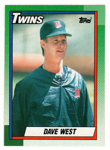 Dave West - Minnesota Twins (MLB Baseball Card) 1990 Topps # 357 Mint