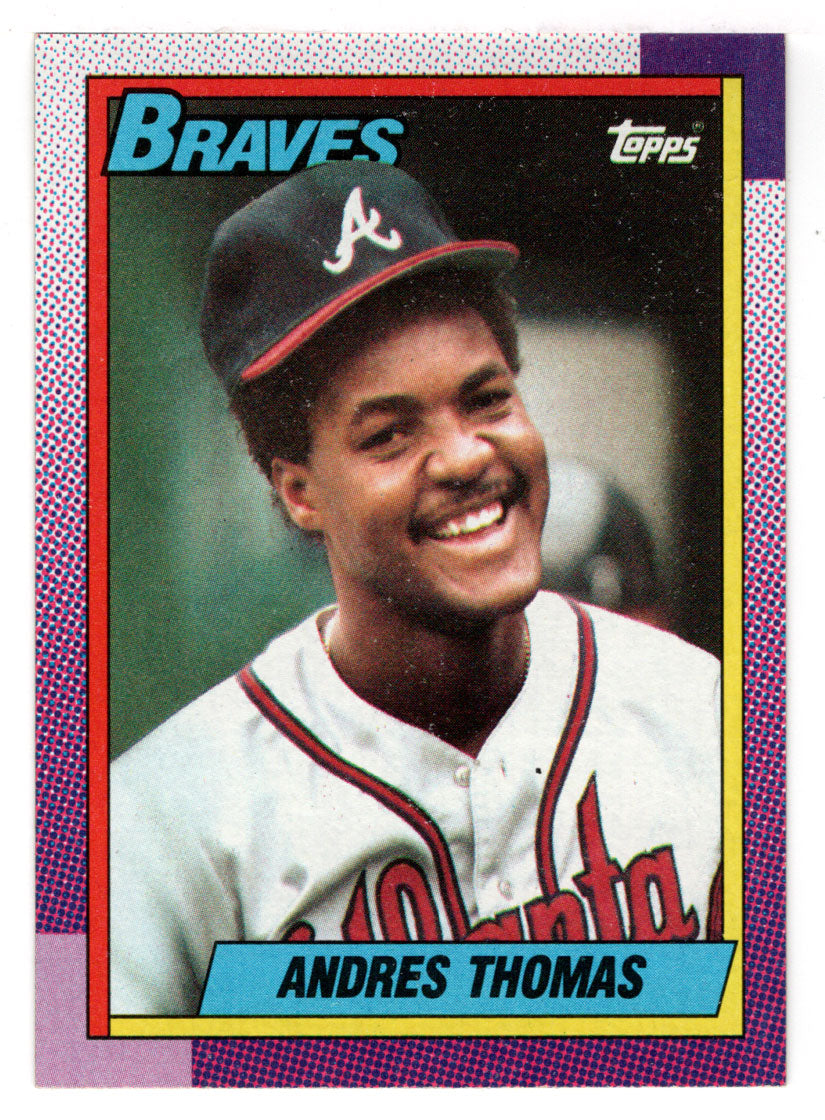 Andres Thomas - Atlanta Braves (MLB Baseball Card) 1990 Topps # 358 Mint