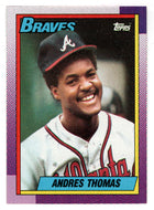 Andres Thomas - Atlanta Braves (MLB Baseball Card) 1990 Topps # 358 Mint