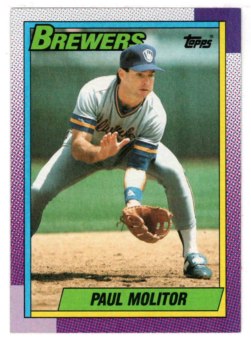 Paul Molitor - Milwaukee Brewers (MLB Baseball Card) 1990 Topps # 360 Mint