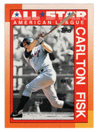 Carlton Fisk - Chicago White Sox - All Star (MLB Baseball Card) 1990 Topps # 392 Mint