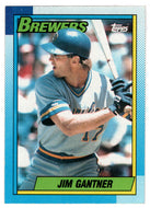 Jim Gantner - Milwaukee Brewers (MLB Baseball Card) 1990 Topps # 417 Mint