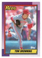 Tom Browning - Cincinnati Reds (MLB Baseball Card) 1990 Topps # 418 Mint