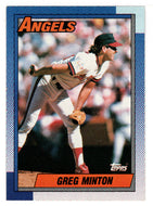 Greg Minton - California Angels (MLB Baseball Card) 1990 Topps # 421 Mint