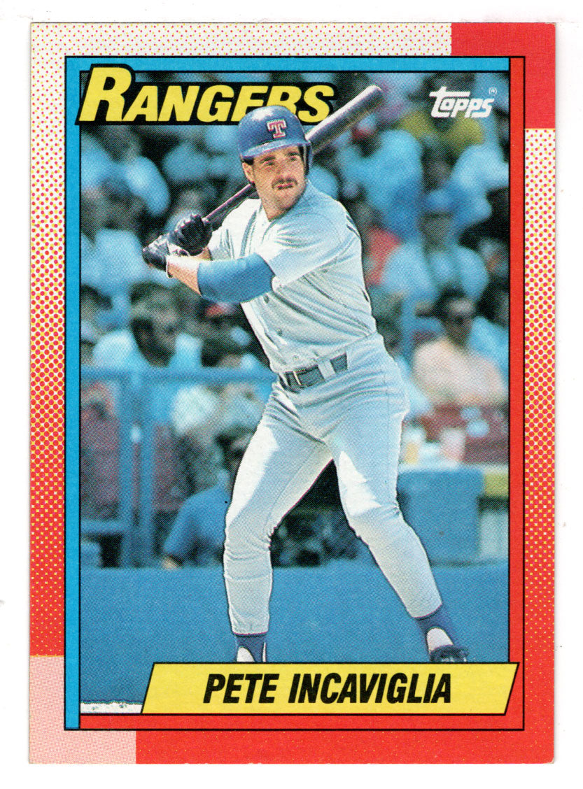 Pete Incaviglia - Texas Rangers (MLB Baseball Card) 1990 Topps # 430 Mint
