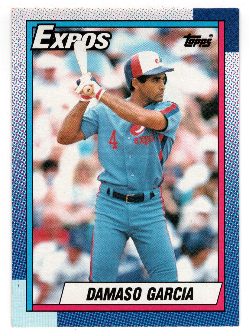 Damaso Garcia - Montreal Expos (MLB Baseball Card) 1990 Topps