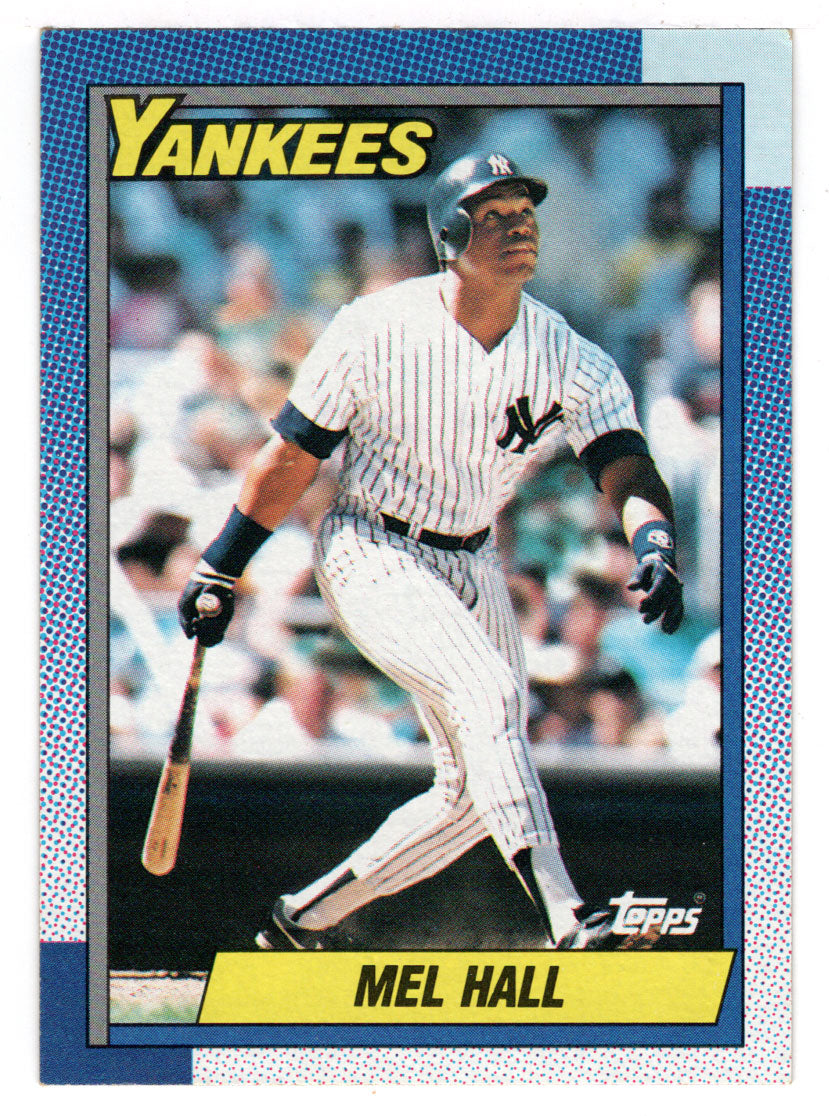 Mel Hall - New York Yankees (MLB Baseball Card) 1990 Topps # 436 Mint
