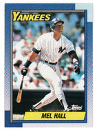 Mel Hall - New York Yankees (MLB Baseball Card) 1990 Topps # 436 Mint