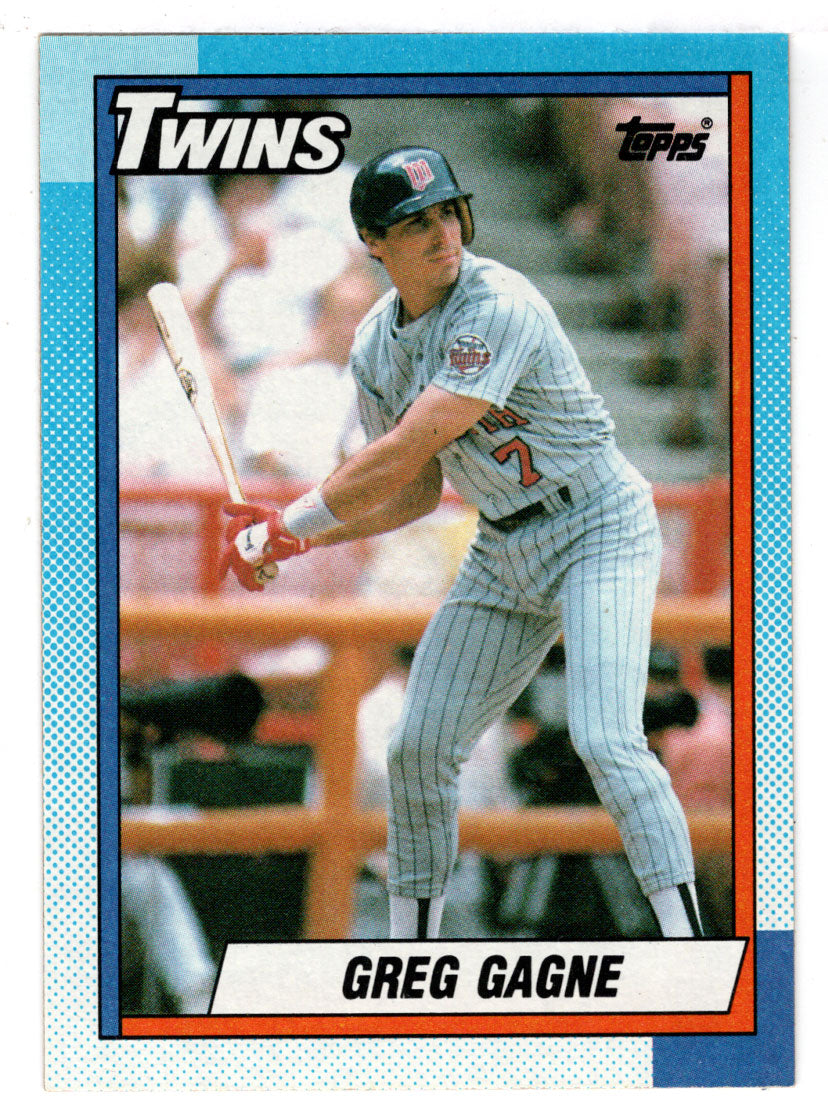 Greg Gagne - Minnesota Twins (MLB Baseball Card) 1990 Topps # 448 Mint