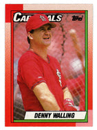 Denny Walling - St. Louis Cardinals (MLB Baseball Card) 1990 Topps # 462 Mint