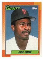 Jose Uribe - San Francisco Giants (MLB Baseball Card) 1990 Topps # 472 Mint