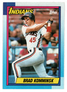 Brad Komminsk - Cleveland Indians (MLB Baseball Card) 1990 Topps # 476 Mint