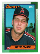 Willie Fraser - California Angels (MLB Baseball Card) 1990 Topps # 477 Mint