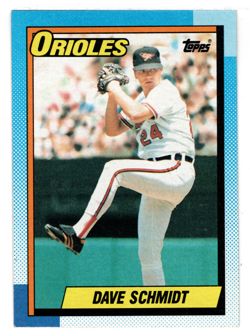 Dave Schmidt - Baltimore Orioles (MLB Baseball Card) 1990 Topps # 497 Mint