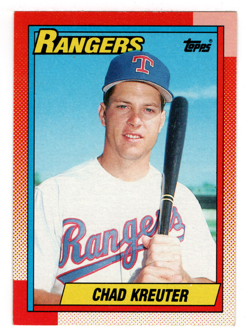 Chad Kreuter - Texas Rangers (MLB Baseball Card) 1990 Topps # 562 Mint