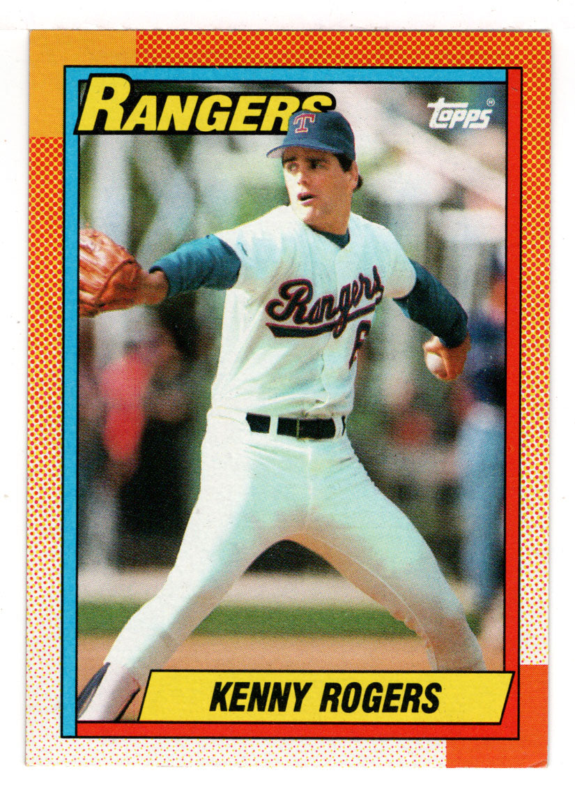 Kenny Rogers Team: Texas Rangers (MLB Baseball Card) 1990 Topps # 683 Mint