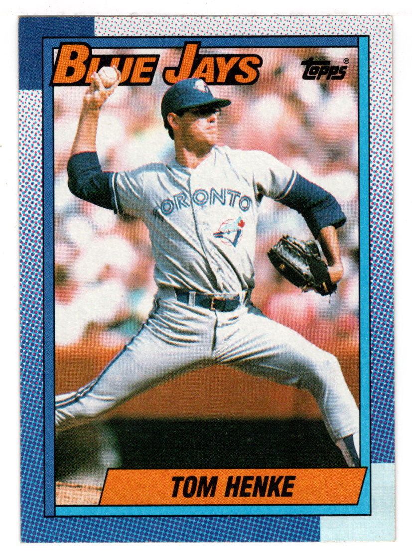 Tom Henke - Toronto Blue Jays (MLB Baseball Card) 1990 Topps # 695 Mint