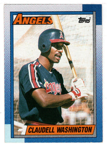 Claudell Washington - California Angels (MLB Baseball Card) 1990 Topps # 705 Mint