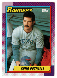 Geno Petralli - Texas Rangers (MLB Baseball Card) 1990 Topps # 706 Mint