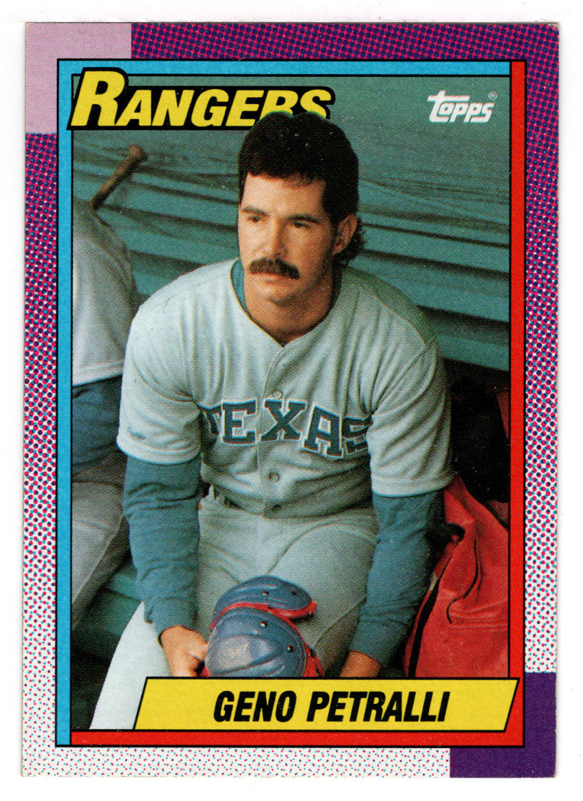 Geno Petralli - Texas Rangers (MLB Baseball Card) 1990 Topps # 706 Mint
