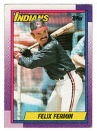 Felix Fermin - Cleveland Indians (MLB Baseball Card) 1990 Topps # 722 Mint