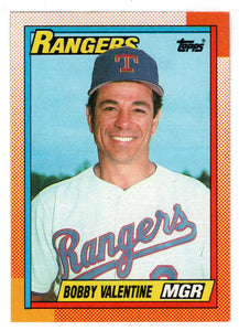 Bobby Valentine - Texas Rangers (MLB Baseball Card) 1990 Topps # 729 Mint