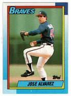 Jose Alvarez - Atlanta Braves (MLB Baseball Card) 1990 Topps # 782 Mint