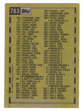 Load image into Gallery viewer, Checklist # 6 (MLB Baseball Card) 1990 Topps # 783 Mint
