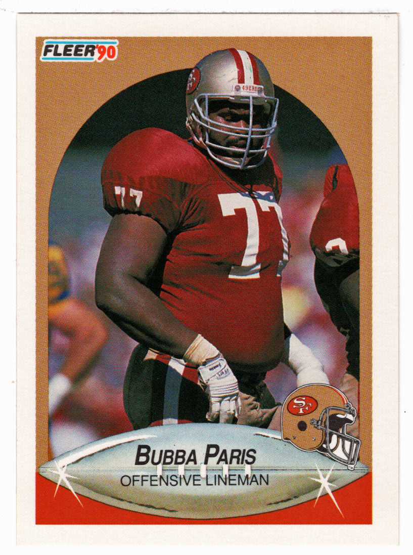 Bubba Paris - San Francisco 49ers (NFL Football Card) 1990 Fleer # 11 Mint