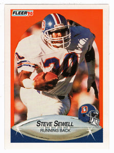 Steve Sewell - Denver Broncos (NFL Football Card) 1990 Fleer # 30 Mint