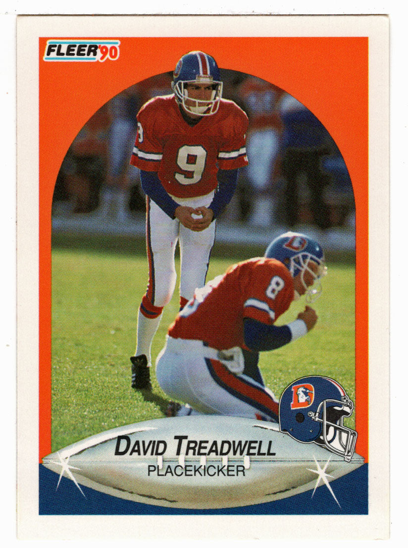 David Treadwell - Denver Broncos (NFL Football Card) 1990 Fleer # 32 Mint