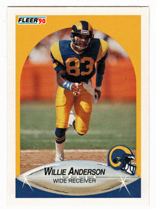 Flipper Anderson - Los Angeles Rams (NFL Football Card) 1990 Fleer # 33 Mint
