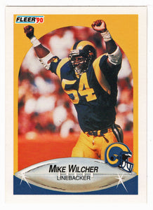 Mike Wilcher - Los Angeles Rams (NFL Football Card) 1990 Fleer # 46 Mint